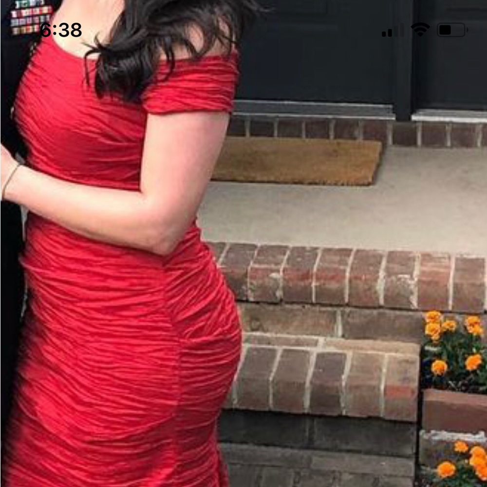 Red formal gown size 12